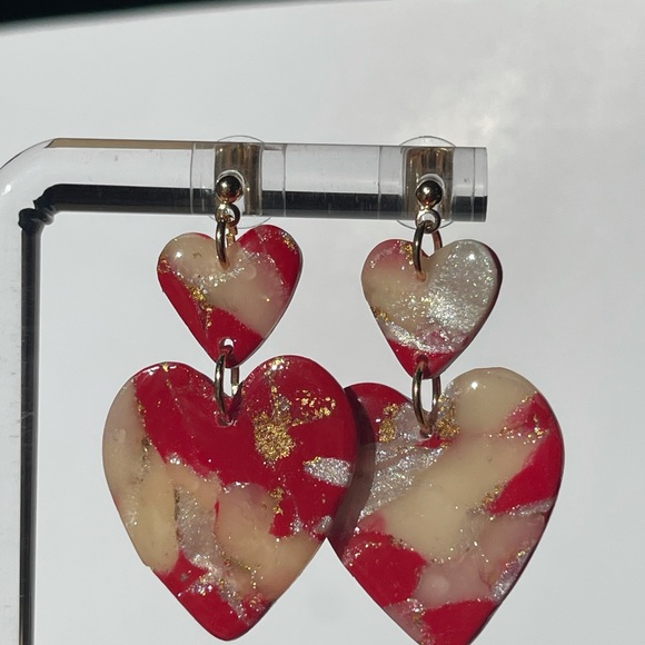 Polymer clay earrings - Picture 6 of 6